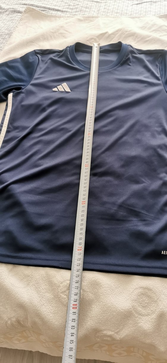 Lacivert Unisex Kısa Kollu Spor Tişört - Görsel 3