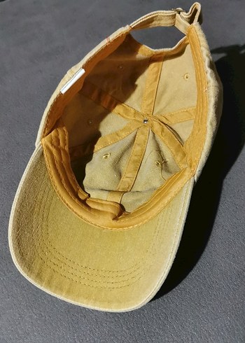 Bej Süet Kadın Şapka Minimalist Tarz - Görsel 3