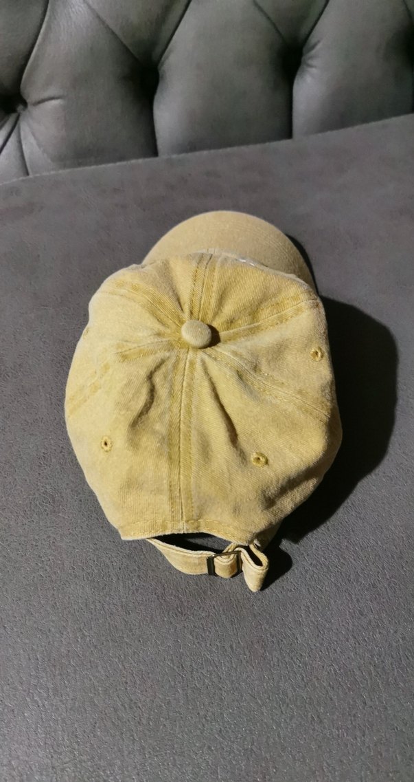 Bej Süet Kadın Şapka Minimalist Tarz - Görsel 2