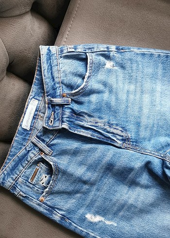 Stradivarius Kadın Denim Jean - Görsel 7