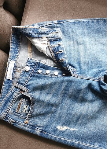 Stradivarius Kadın Denim Jean - Görsel 8