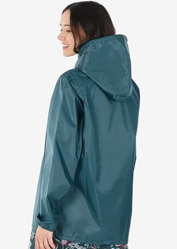 Decathlon Parlak Kapüşonlu Kadın Yağmurluk ve rüzgarlik - Görsel 2