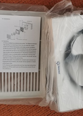 Fansan Çift Yönlü Panjurlu Aspiratör Fan - Görsel 3