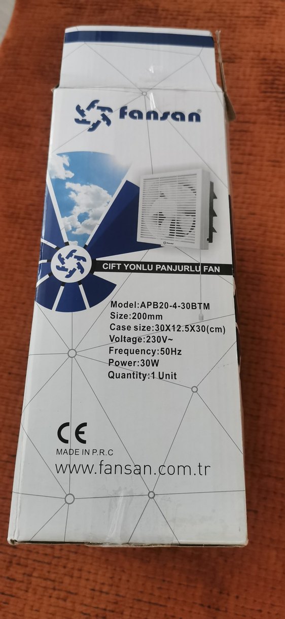 Fansan Çift Yönlü Panjurlu Aspiratör Fan - Görsel 2