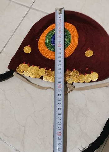 Eski dönem penezli gelin fesi - Görsel 3