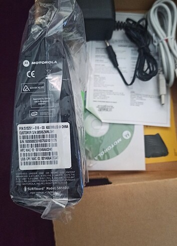 Beden Renk Motorola SB5101i Docsis 2.0 Uydunet Modem