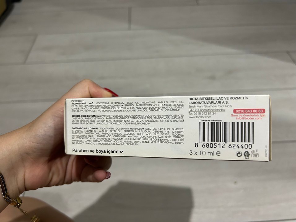 Bioder Biocure Tüy Azaltıcı Vücut Kürü 3x10 ml - Görsel 3