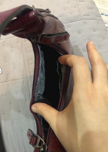 Zara bordo Kadın Çanta