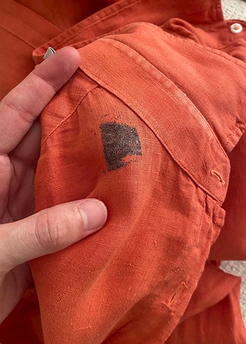 l Beden Massimo Dutti Erkek Keten Gömlek