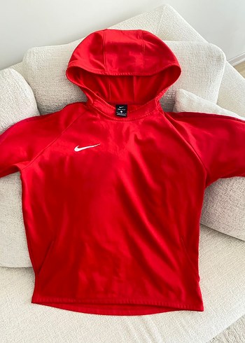 Nike Kırmızı Kapüşonlu Erkek Sweatshirt