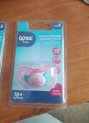 Weebaby damaklı emzik +18 ay 