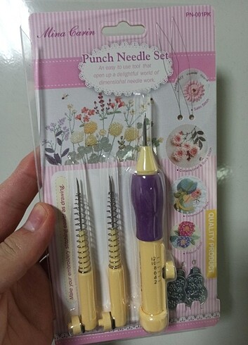  Beden çeşitli Renk PUNCH İĞNE SETİ