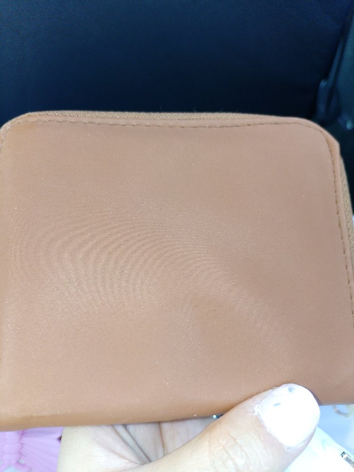 Bej Deri Tokalı Kadın Portföy Cüzdan - Görsel 2