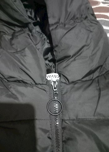 Siyah Midi Street Style Kadın Kışlık Mont - Görsel 6