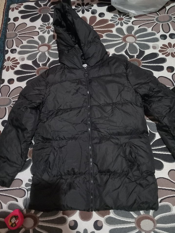 Siyah Midi Street Style Kadın Kışlık Mont - Görsel 5