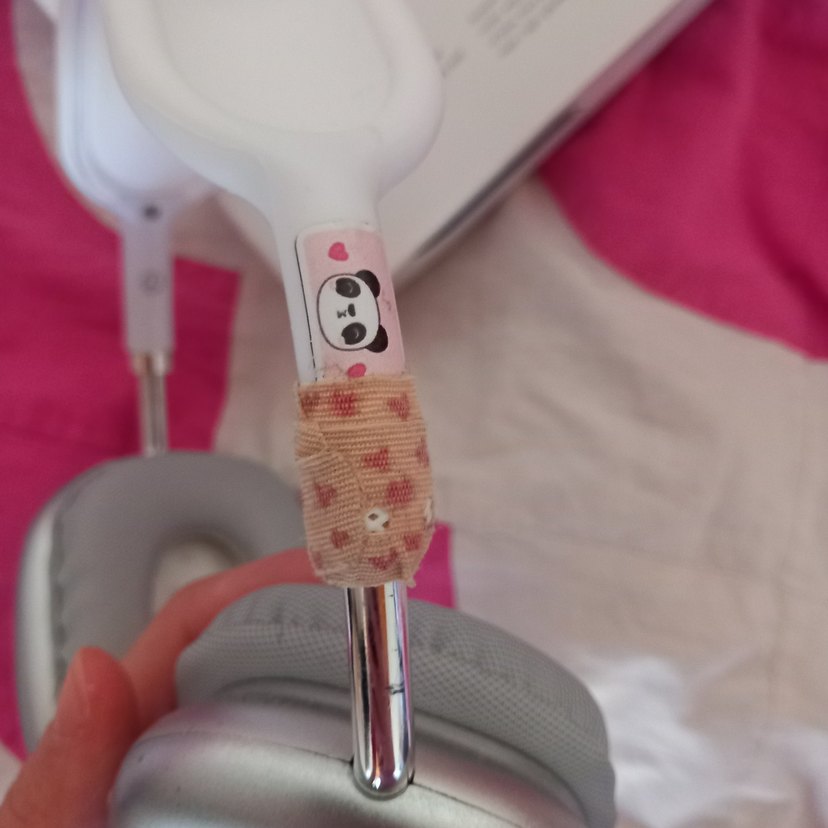 Pastel Beyaz Kulaküstü Kulaklık - Görsel 4