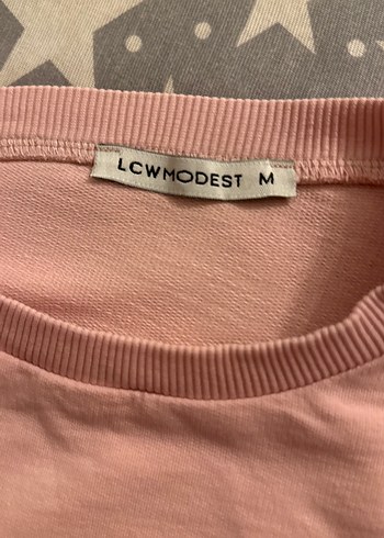 Pembe Baskılı Kadın Sweatshirt - Görsel 7