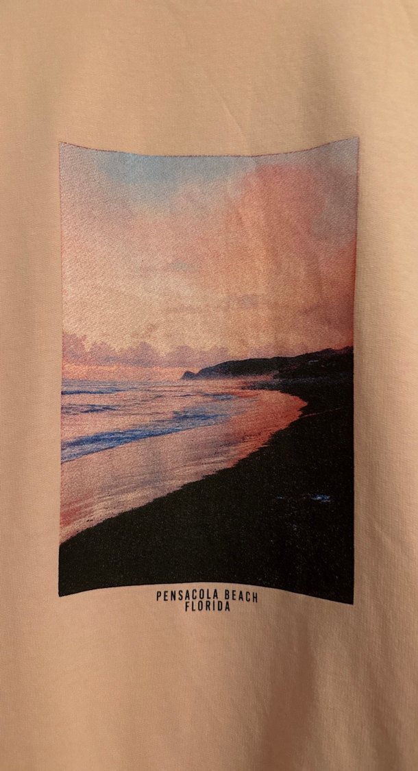 Pembe Baskılı Kadın Sweatshirt - Görsel 2