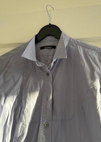 mavi Regular Fit Uzun Kollu bayan Gömlek - Görsel 2