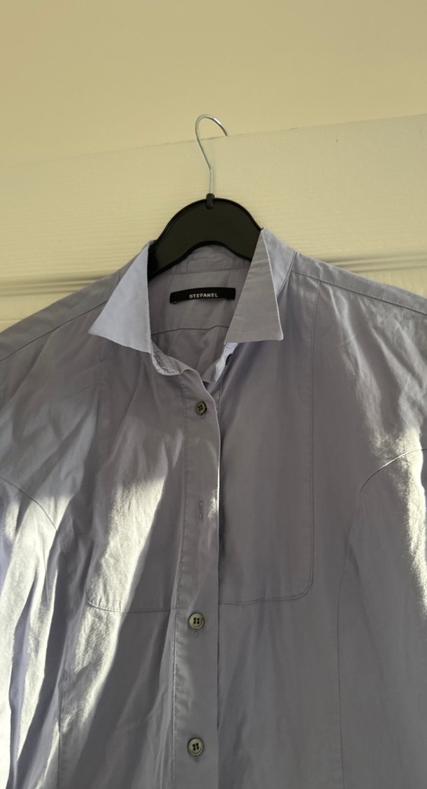 mavi Regular Fit Uzun Kollu bayan Gömlek - Görsel 2