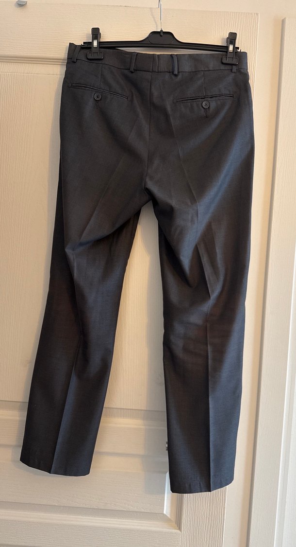 Gri Regular Fit Pilili Erkek Pantolon - Görsel 3