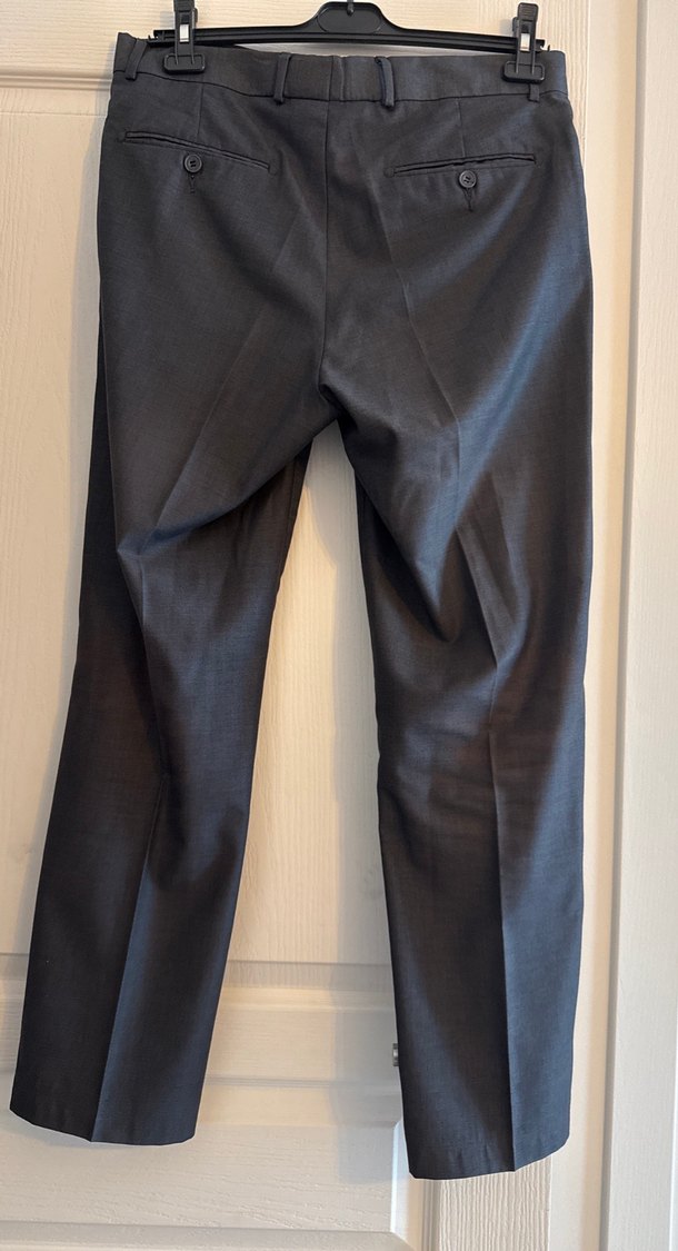 Gri Regular Fit Pilili Erkek Pantolon - Görsel 4