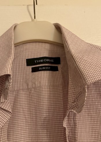 lila krem Erkek Keten Uzun Kollu Gömlek - Görsel 4