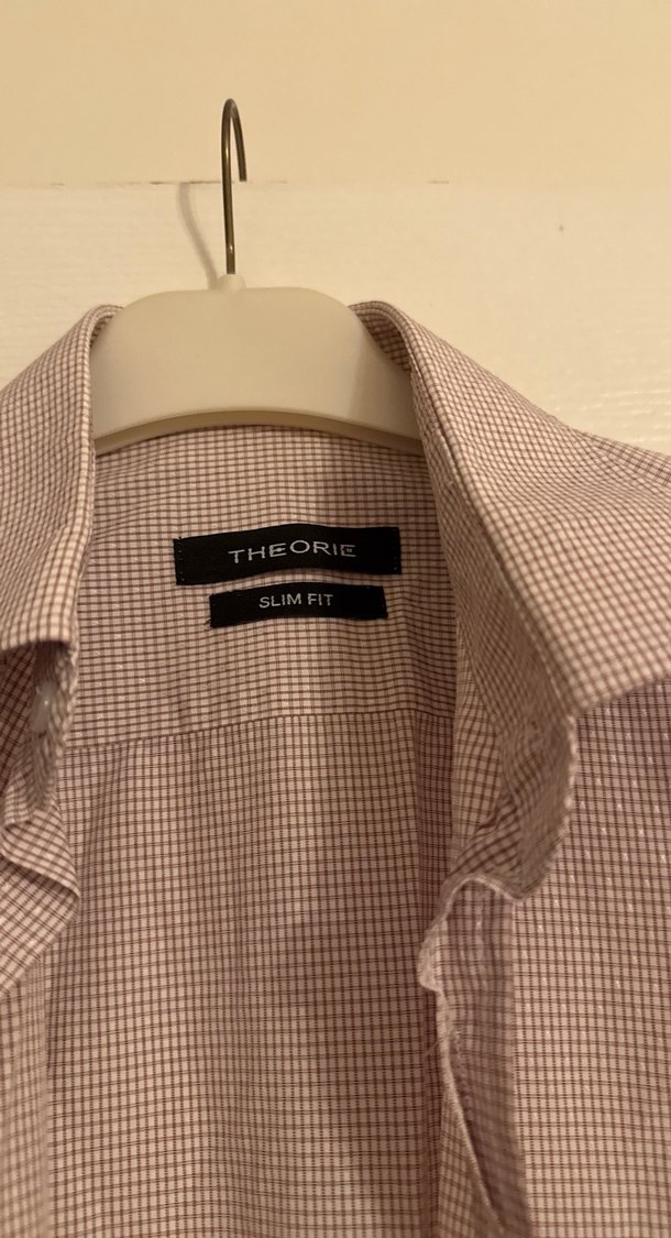 lila krem Erkek Keten Uzun Kollu Gömlek - Görsel 4