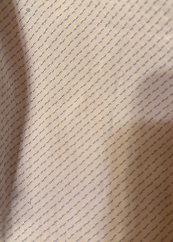 Erkek Beyaz Keten Uzun Kollu Gömlek - Görsel 9