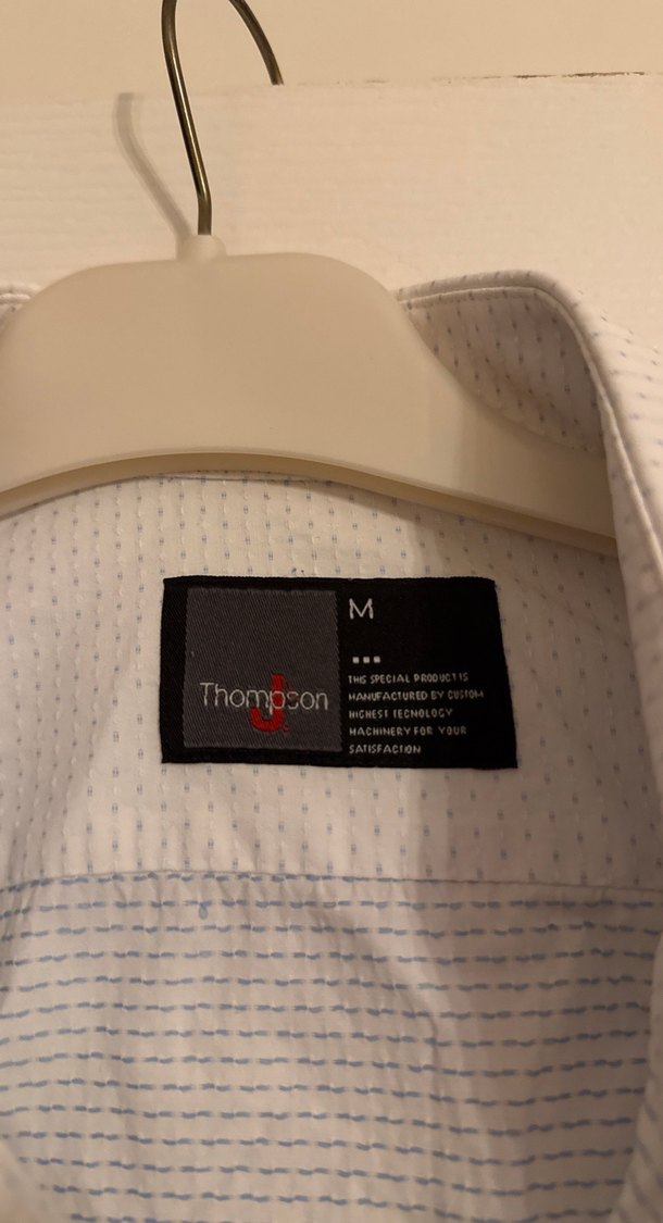 Erkek Beyaz Keten Uzun Kollu Gömlek - Görsel 2