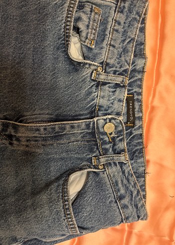 mavi Salaş Midi Kadın Kot Pantolon - Görsel 5