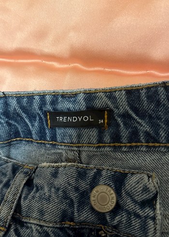 mavi Salaş Midi Kadın Kot Pantolon - Görsel 7