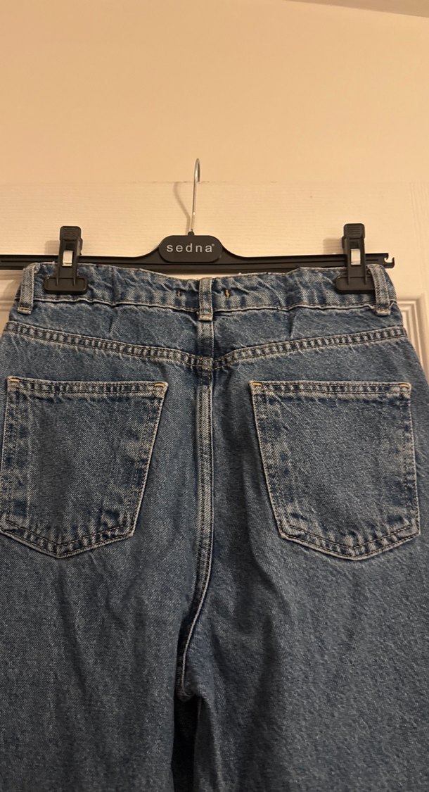 mavi Salaş Midi Kadın Kot Pantolon - Görsel 4