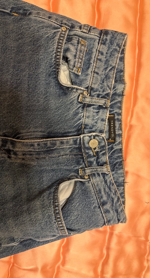 mavi Salaş Midi Kadın Kot Pantolon - Görsel 5