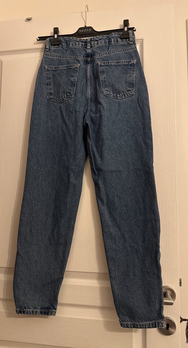 mavi Salaş Midi Kadın Kot Pantolon - Görsel 3