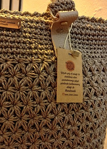 Bohem el örmesi yildiz canta - Görsel 6