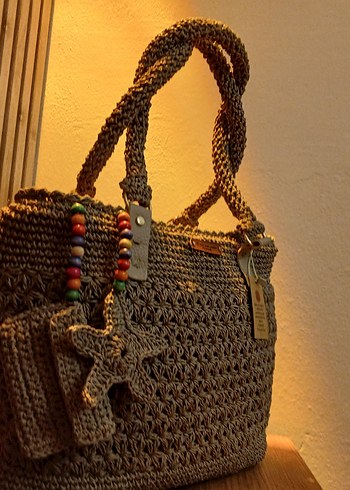 Bohem el örmesi yildiz canta - Görsel 2