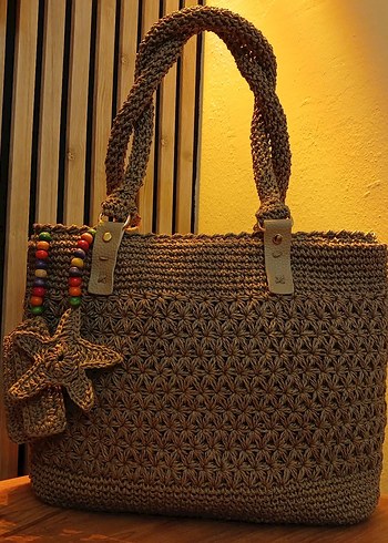 Bohem el örmesi yildiz canta - Görsel 9