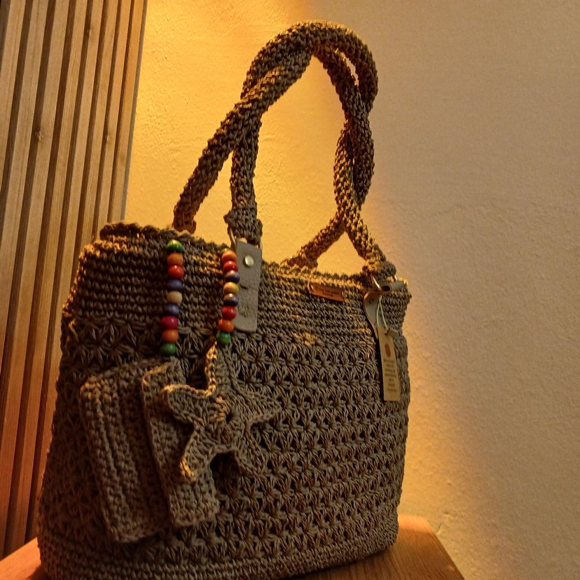 Bohem el örmesi yildiz canta - Görsel 2