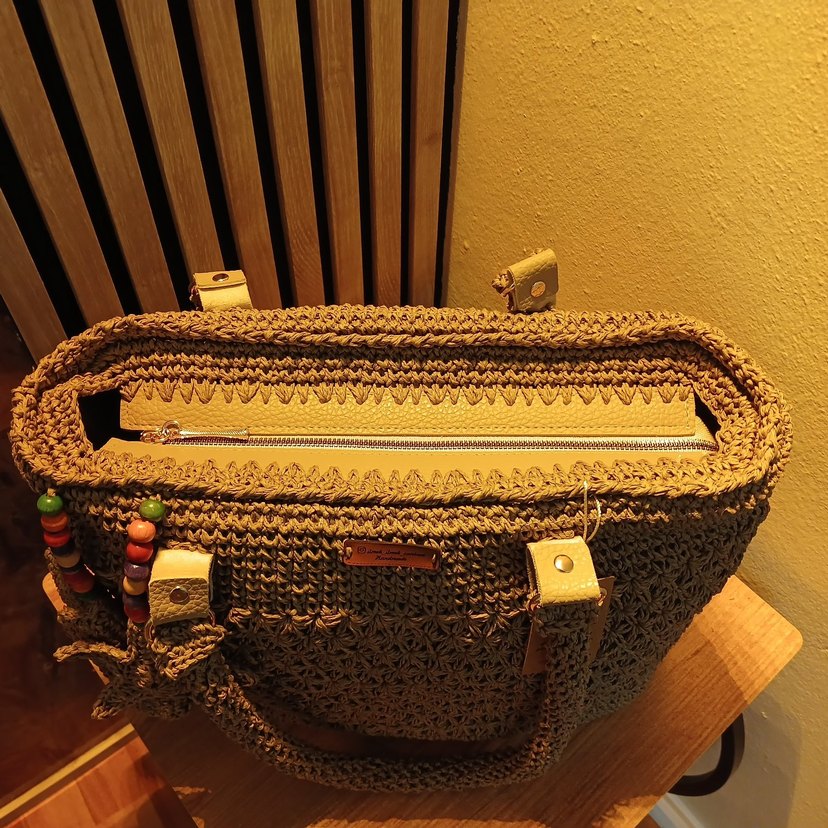 Bohem el örmesi yildiz canta - Görsel 3