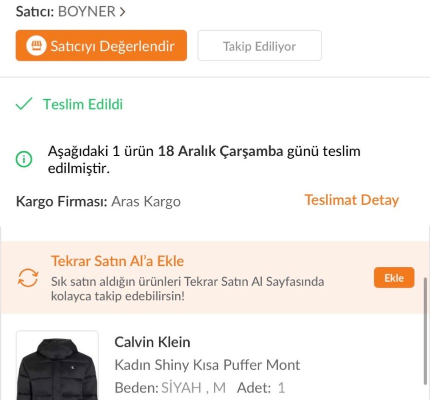 Calvin Klein kadın mont - Görsel 3