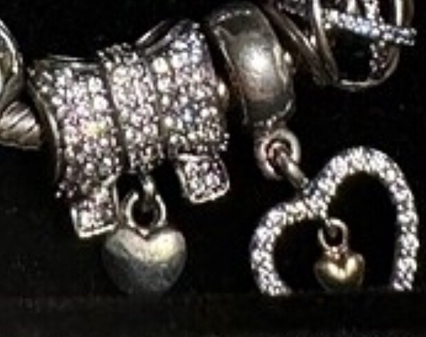 2 adet Pandora Taşlı Charm