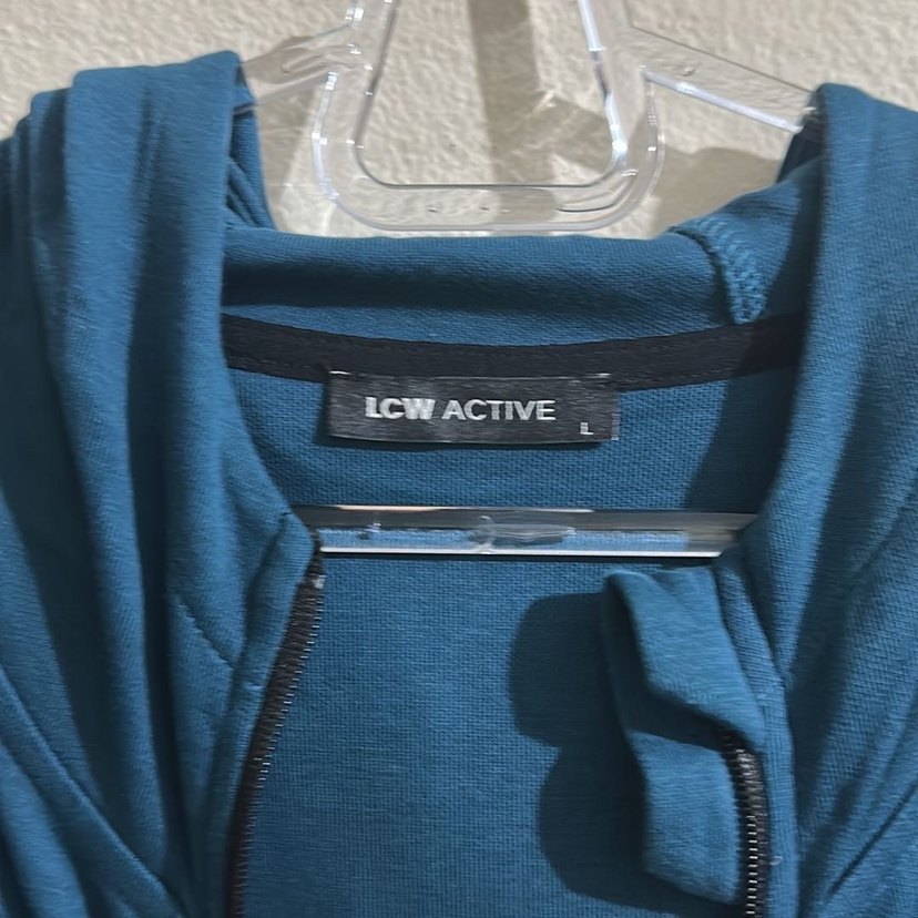 LCW active Erkek Lacivert Kapüşonlu Fermuarlı Sweatshirt - Görsel 3