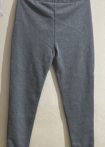 LCW Gri Fermuarlı Kadın Denim Eşofman Altı - Görsel 2