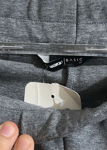 LCW Gri Fermuarlı Kadın Denim Eşofman Altı - Görsel 3