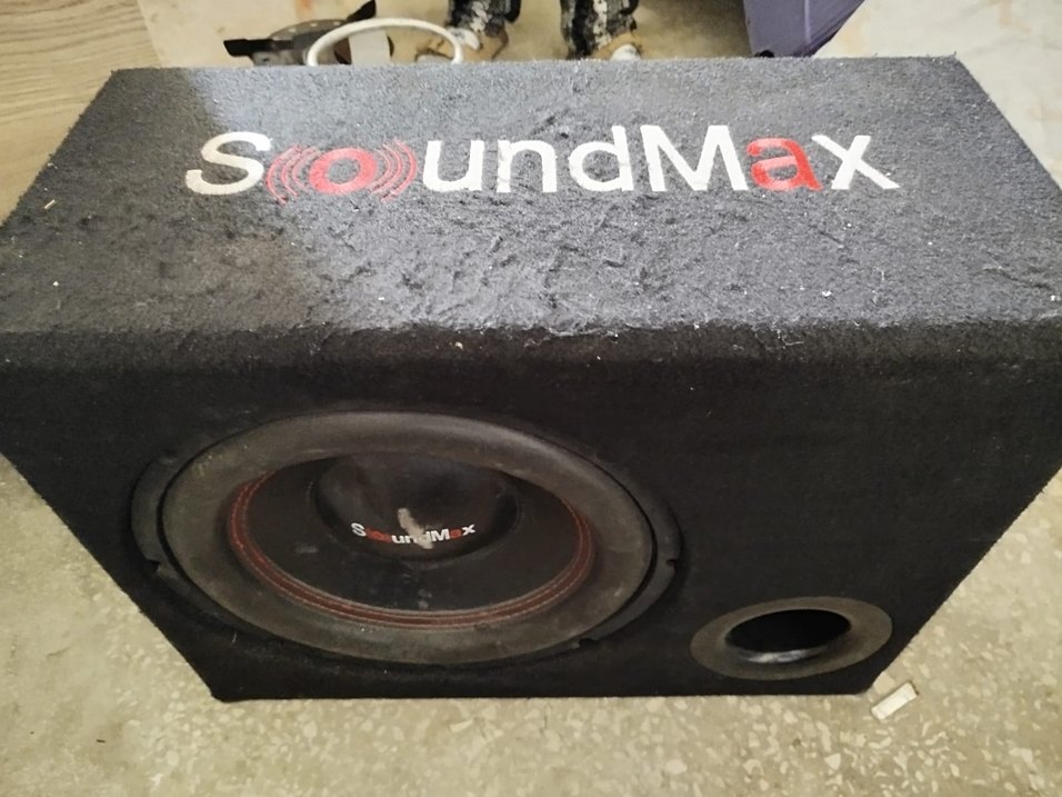 Siyah SoundMax Hoparlör - Görsel 3