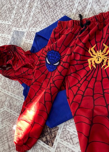 Renkli Baskılı Kapüşonlu Erkek Çocuk Sweatshirt - Görsel 2