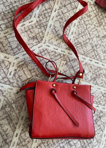 Kırmızı  Kadın Çanta - Görsel 3