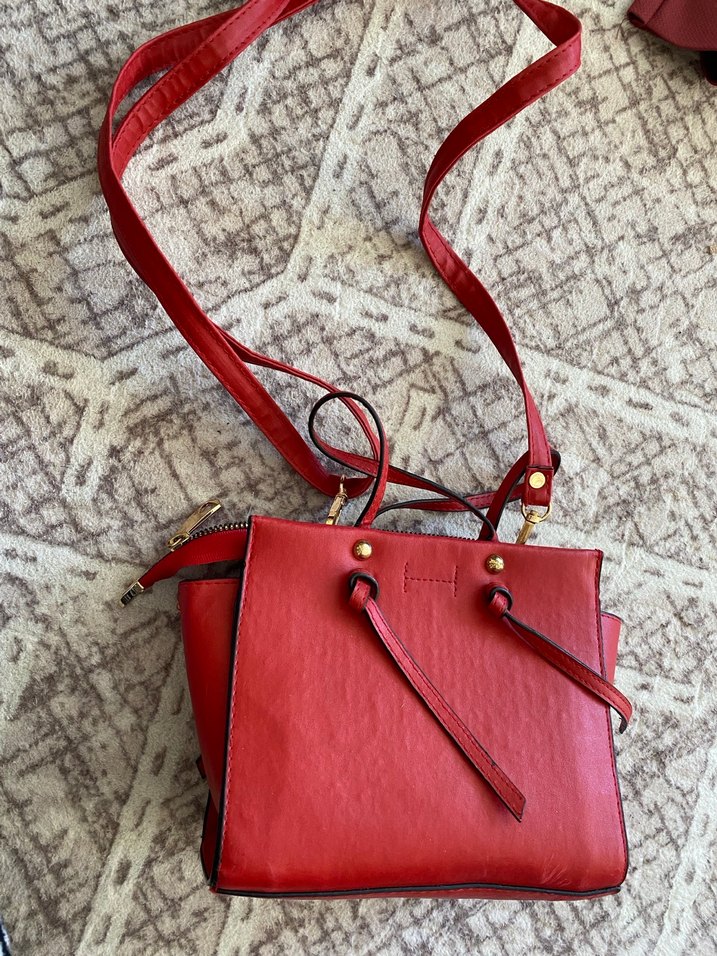 Kırmızı  Kadın Çanta - Görsel 3