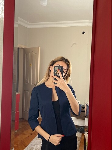 Lacivert blazer ceket
